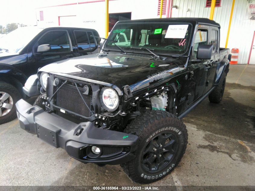 2022 JEEP GLADIATOR WILLYS - 1C6JJTAM7NL111467