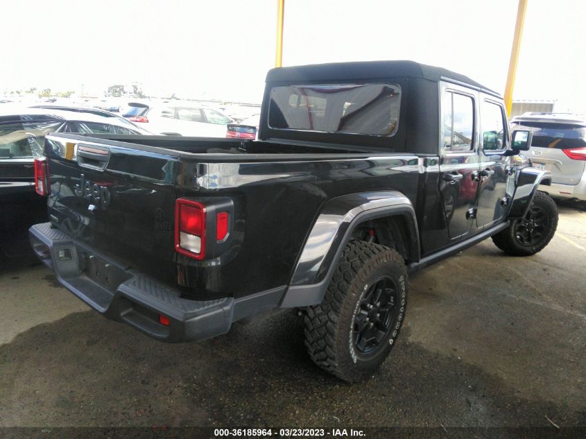 2022 JEEP GLADIATOR WILLYS - 1C6JJTAM7NL111467