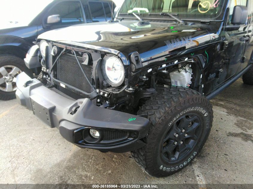 2022 JEEP GLADIATOR WILLYS - 1C6JJTAM7NL111467