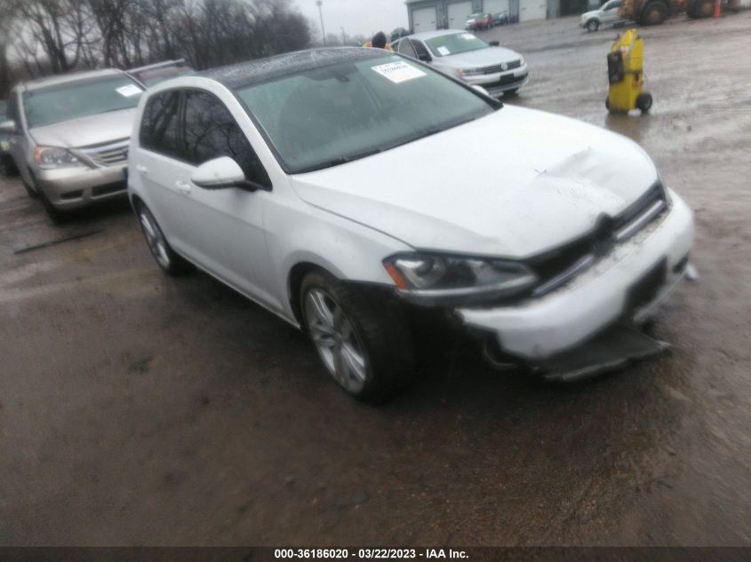 2015 VOLKSWAGEN GOLF TDI SEL - 3VW2A7AU8FM034139