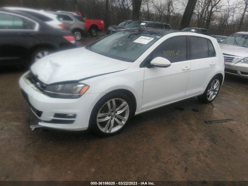 2015 VOLKSWAGEN GOLF TDI SEL - 3VW2A7AU8FM034139