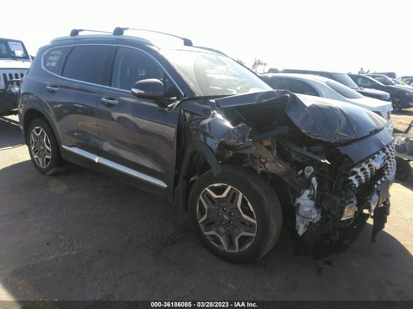 2021 HYUNDAI SANTA FE HYBRID LIMITED - KM8S5DA16MU012723