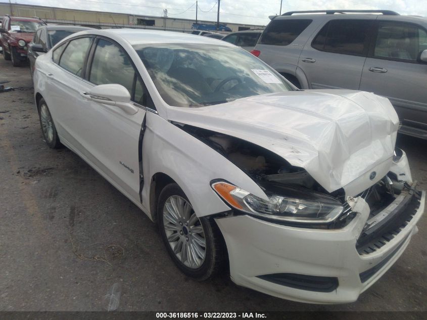 2016 FORD FUSION SE HYBRID - 3FA6P0LU5GR405615