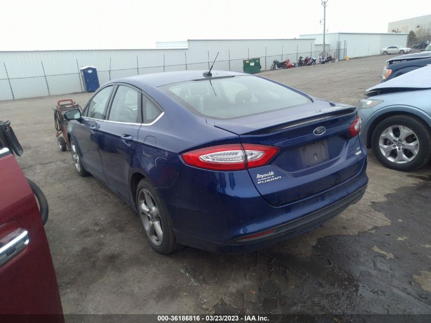 2016 FORD FUSION SE - 3FA6P0HDXGR301095