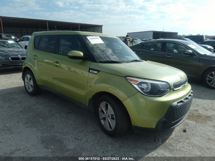 2016 KIA SOUL BASE - KNDJN2A22G7853681