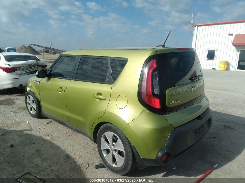 2016 KIA SOUL BASE - KNDJN2A22G7853681