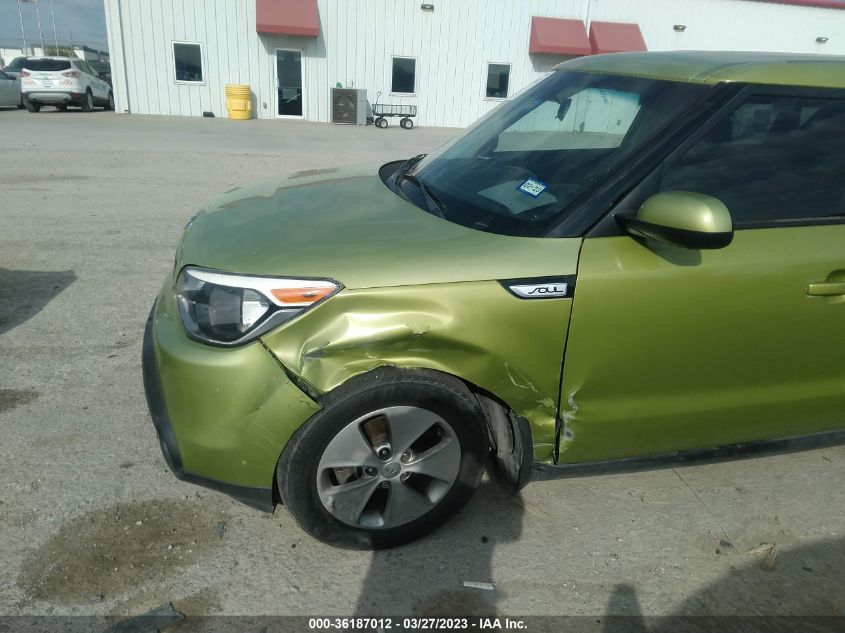 2016 KIA SOUL BASE - KNDJN2A22G7853681