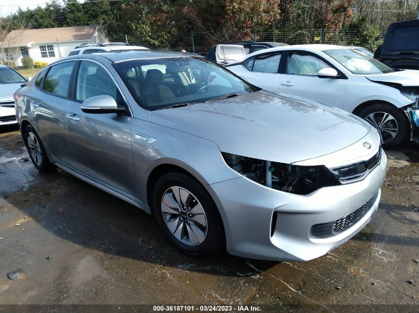 2017 KIA OPTIMA HYBRID BASE - KNAGT4LE4H5016279
