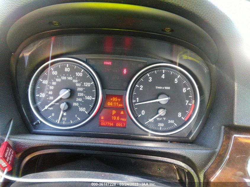 2013 BMW 3 SERIES 328I - WBAKE3C59DE771341