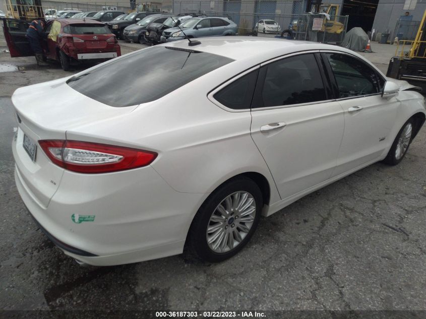 2014 FORD FUSION ENERGI SE LUXURY - 3FA6P0PU5ER157986