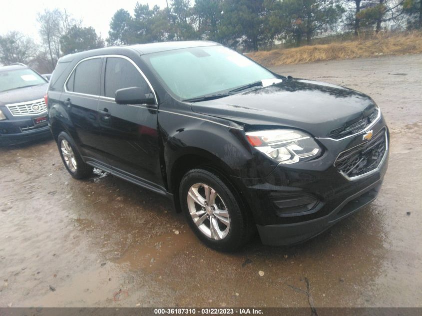 2016 CHEVROLET EQUINOX LS - 2GNALBEK4G1169560