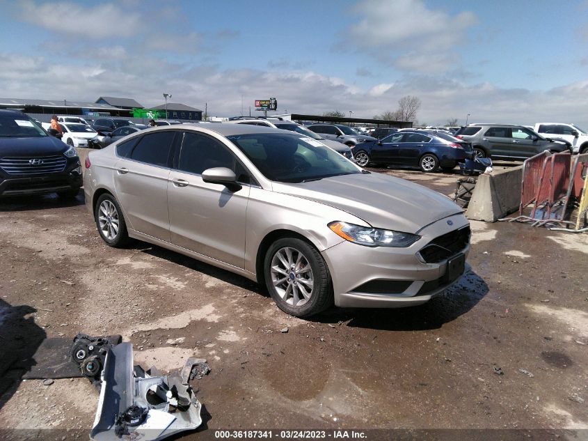 2017 FORD FUSION SE - 3FA6P0HD5HR292534