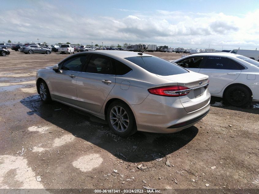 2017 FORD FUSION SE - 3FA6P0HD5HR292534