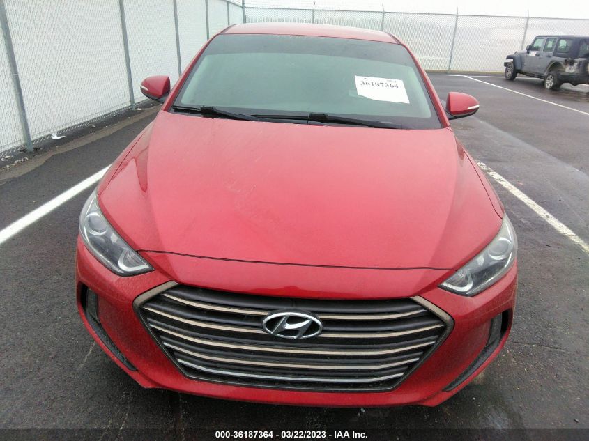 2017 HYUNDAI ELANTRA LIMITED - 5NPD84LF1HH016661