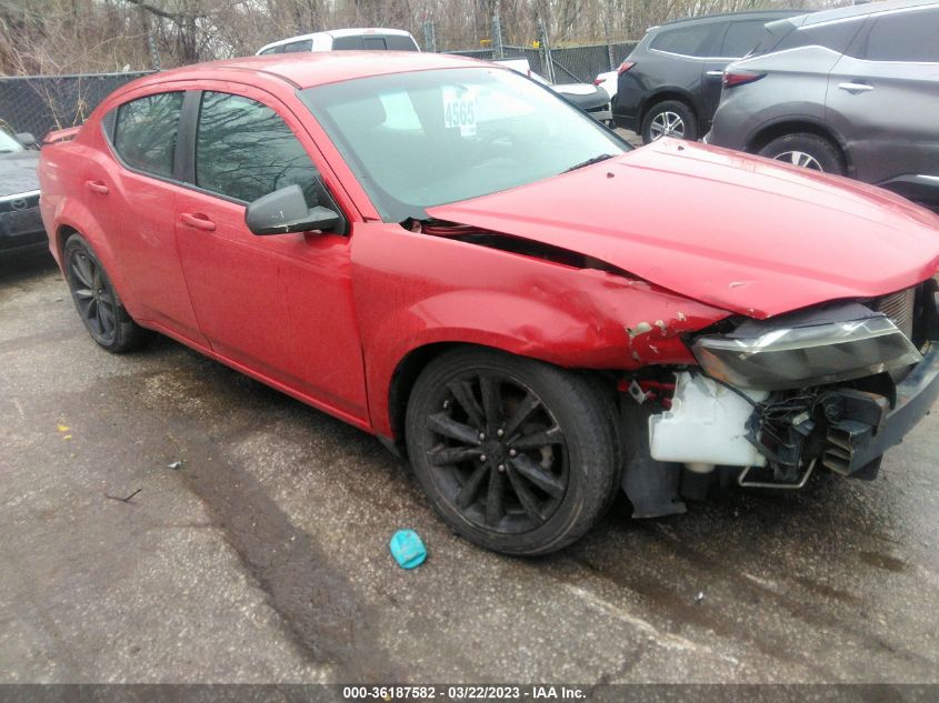 2014 DODGE AVENGER SE - 1C3CDZAG0EN153817