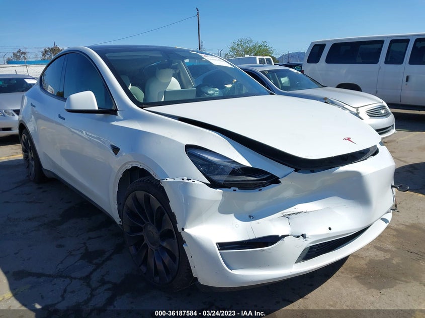 VIN 7SAYGDEF7NF447553 2022 TESLA MODEL Y PERFORMANCE