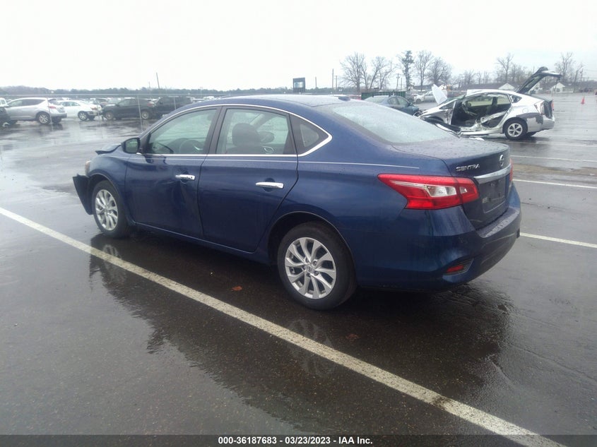 VIN 3N1AB7AP0KY259697 2019 NISSAN SENTRA SV