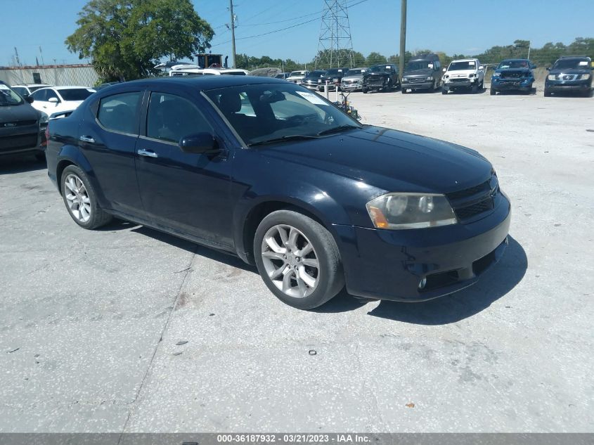 2013 DODGE AVENGER R/T - 1C3CDZBG2DN664118