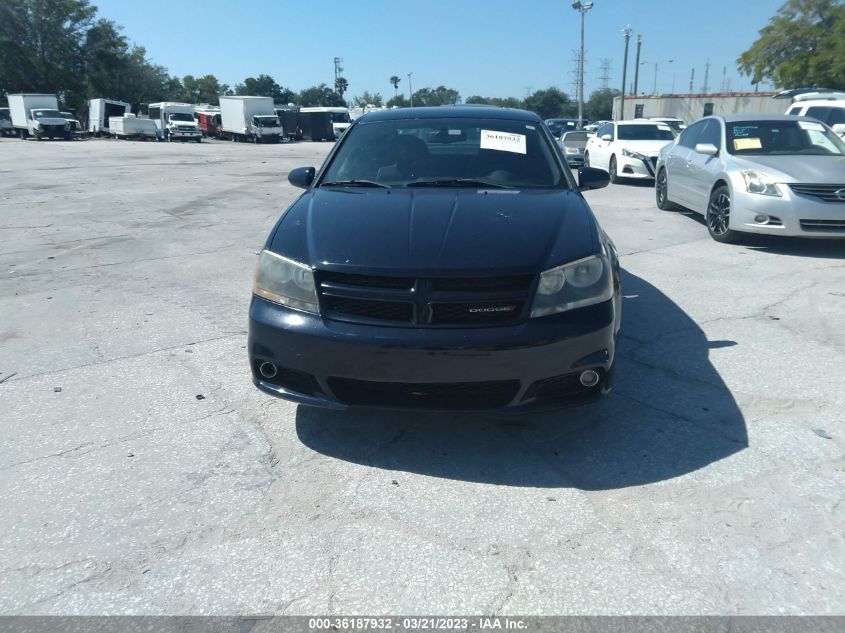 2013 DODGE AVENGER R/T - 1C3CDZBG2DN664118