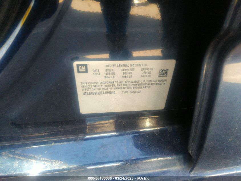 2015 CHEVROLET SONIC LS - 1G1JA6SH8F4159544