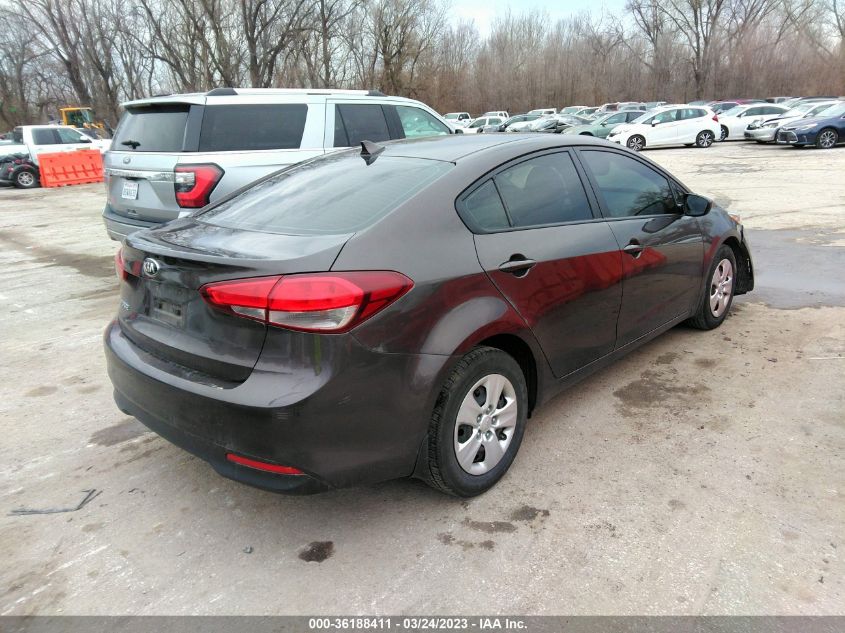 2017 KIA FORTE LX - 3KPFL4A72HE108272