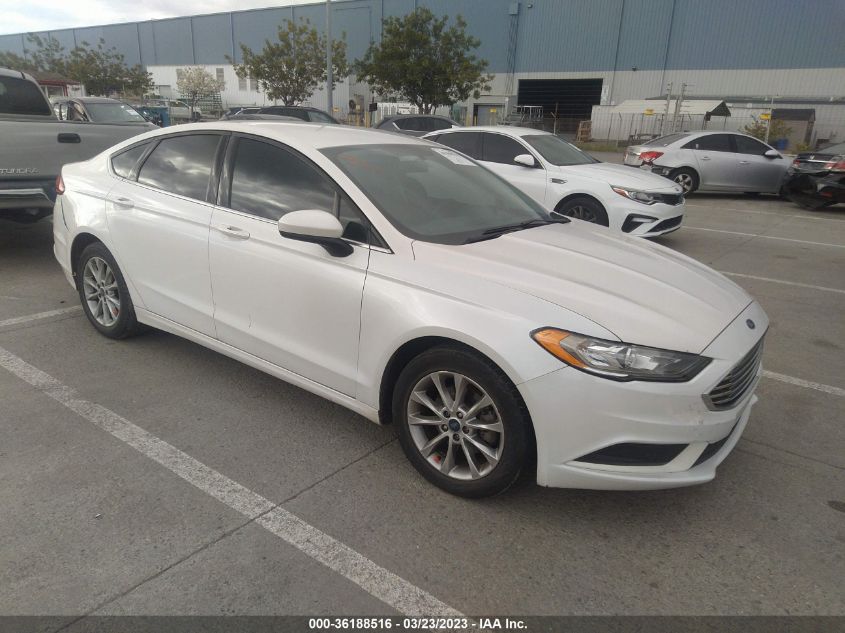 2017 FORD FUSION SE - 3FA6P0HD1HR336352