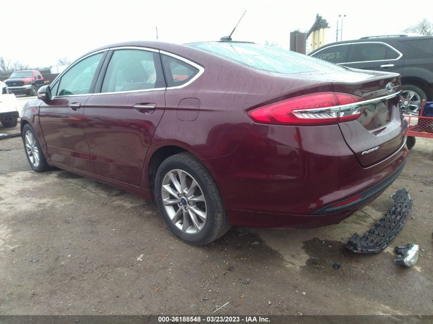 2017 FORD FUSION SE - 3FA6P0HD8HR349437