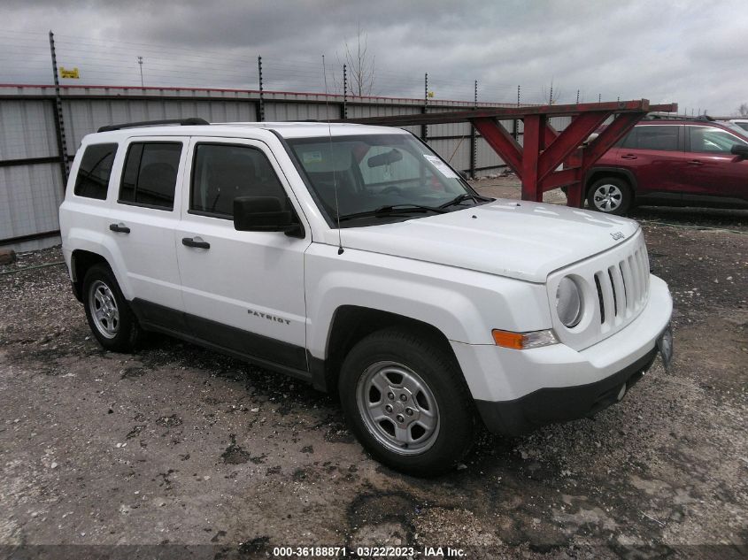 2014 JEEP PATRIOT SPORT - 1C4NJPBA6ED813859