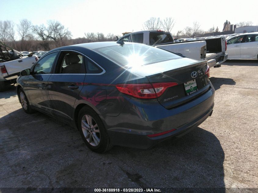 2017 HYUNDAI SONATA 2.4L - 5NPE24AF5HH513737