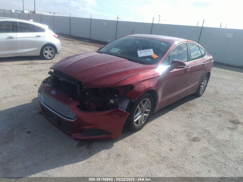 2016 FORD FUSION SE - 3FA6P0H75GR165369