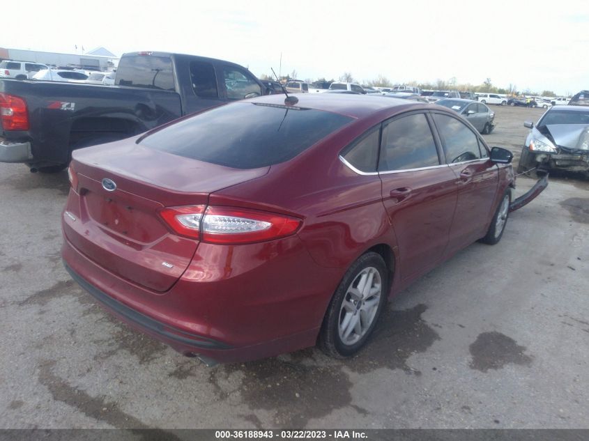 2016 FORD FUSION SE - 3FA6P0H75GR165369