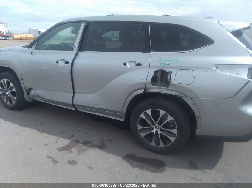 2021 TOYOTA HIGHLANDER XLE - 5TDGZRBH8MS529467