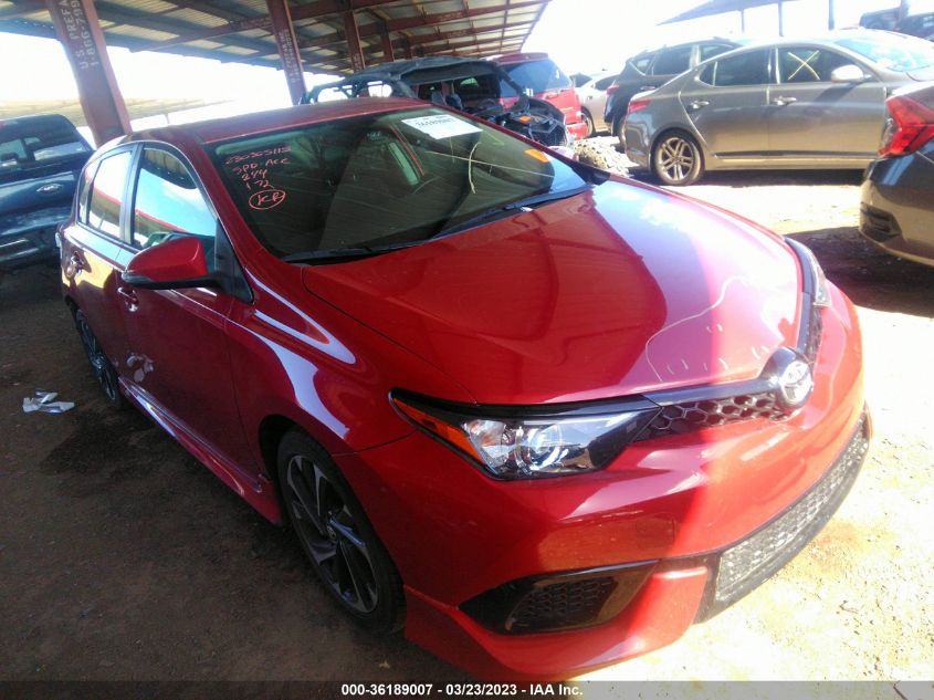2017 TOYOTA COROLLA IM - JTNKARJE2HJ525647