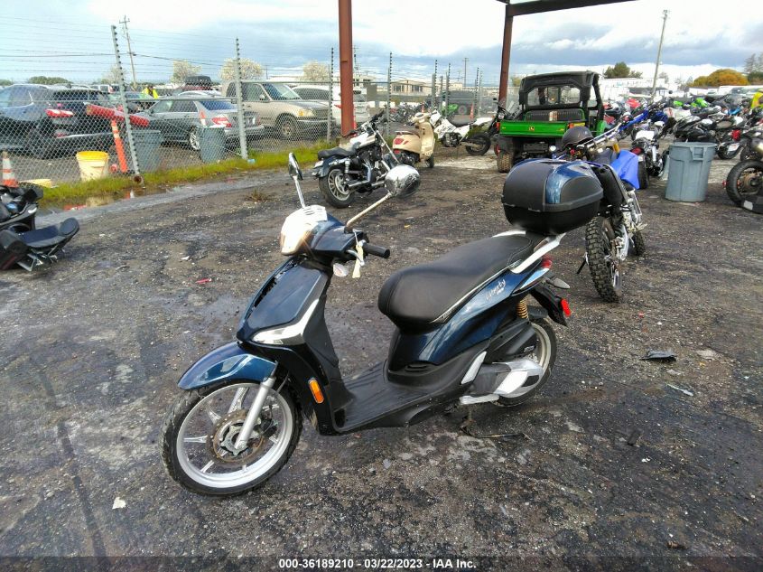 2018 PIAGGIO LIBERTY ZAPM898G1K7001019