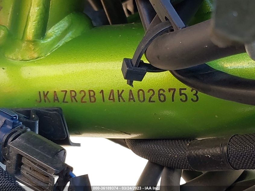 2019 KAWASAKI ZR900 - JKAZR2B14KA026753