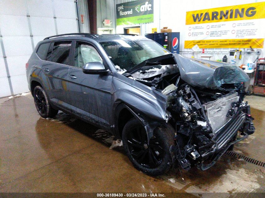 2022 VOLKSWAGEN ATLAS 3.6L V6 SE W/TECHNOLOGY - 1V2HR2CA9NC522574