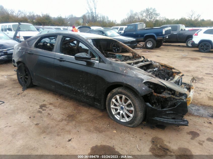 2017 FORD FUSION S - 3FA6P0G74HR237746