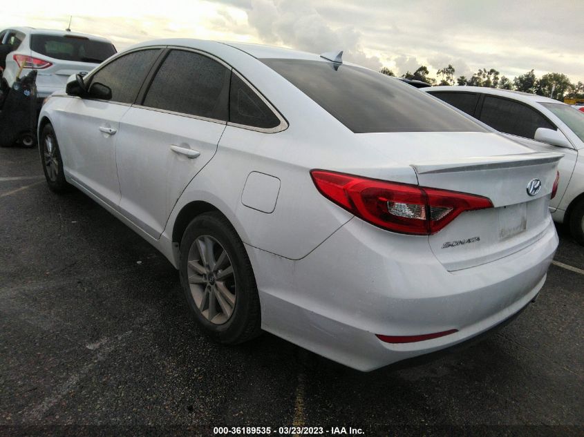 2017 HYUNDAI SONATA SE - 5NPE24AF2HH596172