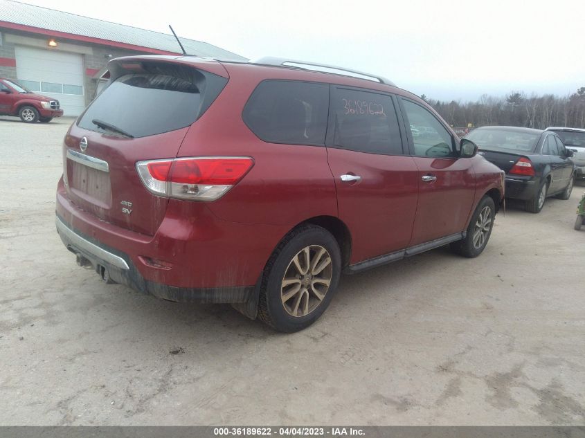 2014 NISSAN PATHFINDER SV - 5N1AR2MMXEC609794