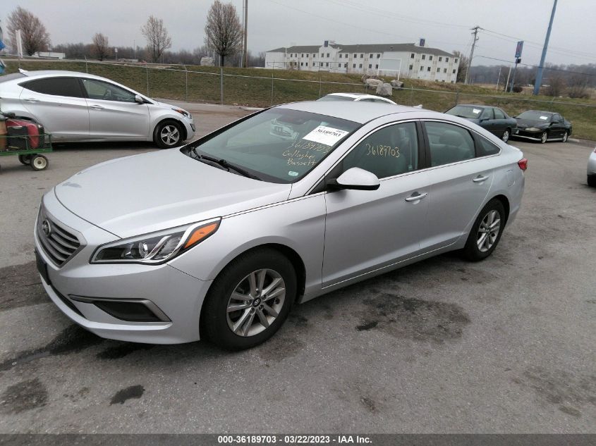 2017 HYUNDAI SONATA SE - 5NPE24AF7HH539899