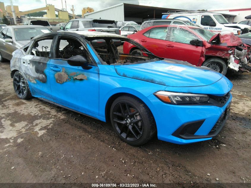 2022 HONDA CIVIC HATCHBACK SPORT - 19XFL2H82NE014911