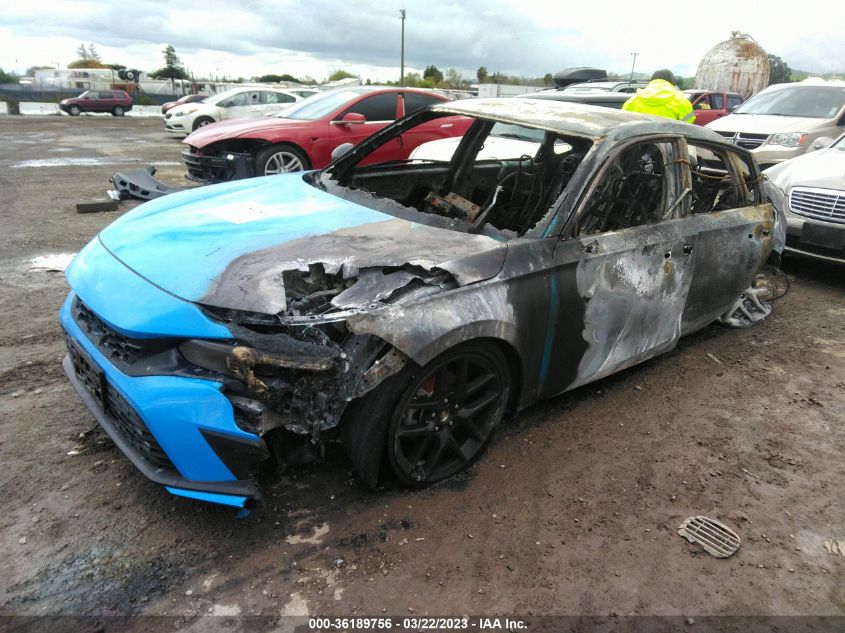 2022 HONDA CIVIC HATCHBACK SPORT - 19XFL2H82NE014911
