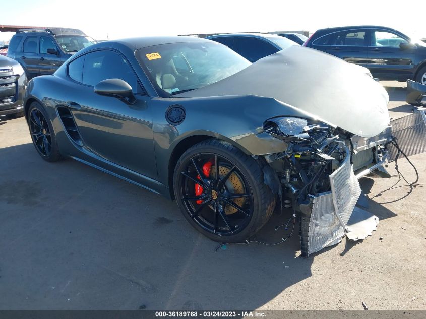 2021 PORSCHE 718 CAYMAN, VIN: WP0AB2A86MS275249