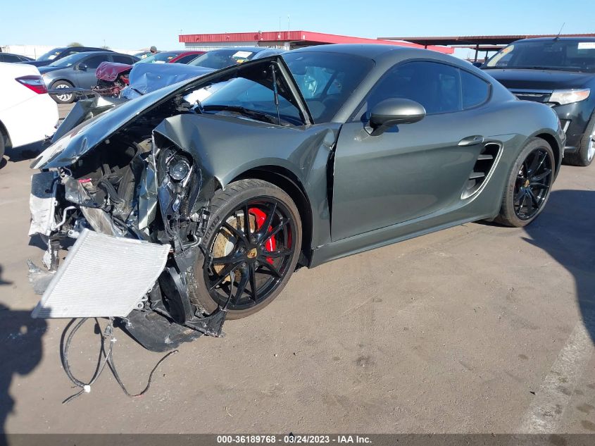 2021 PORSCHE 718 CAYMAN S - WP0AB2A86MS275249