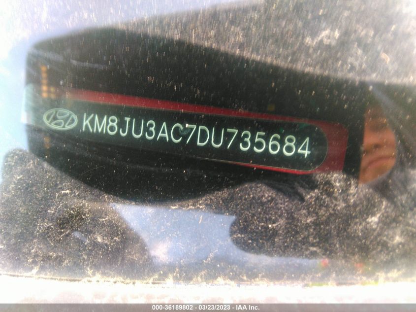 2013 HYUNDAI TUCSON GLS - KM8JU3AC7DU735684