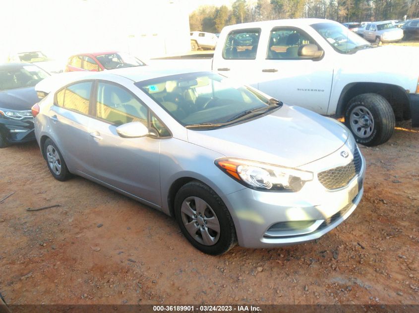 2015 KIA FORTE LX - KNAFK4A65F5436303
