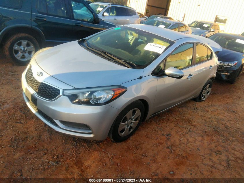 2015 KIA FORTE LX - KNAFK4A65F5436303