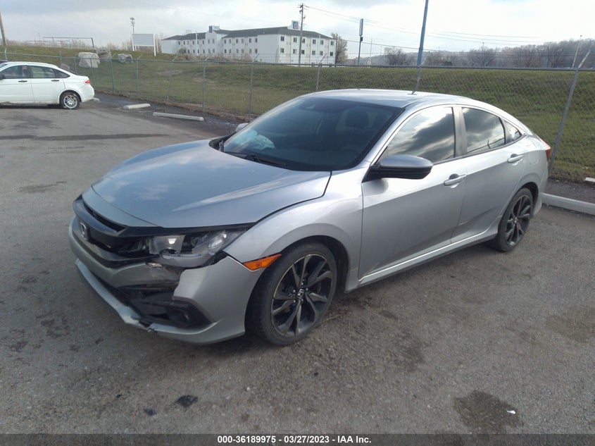 VIN 2HGFC2F82KH572570 2019 HONDA CIVIC SEDAN SPORT