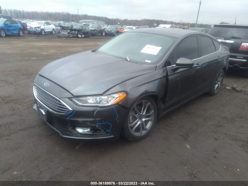 2017 FORD FUSION S - 3FA6P0G76HR411445