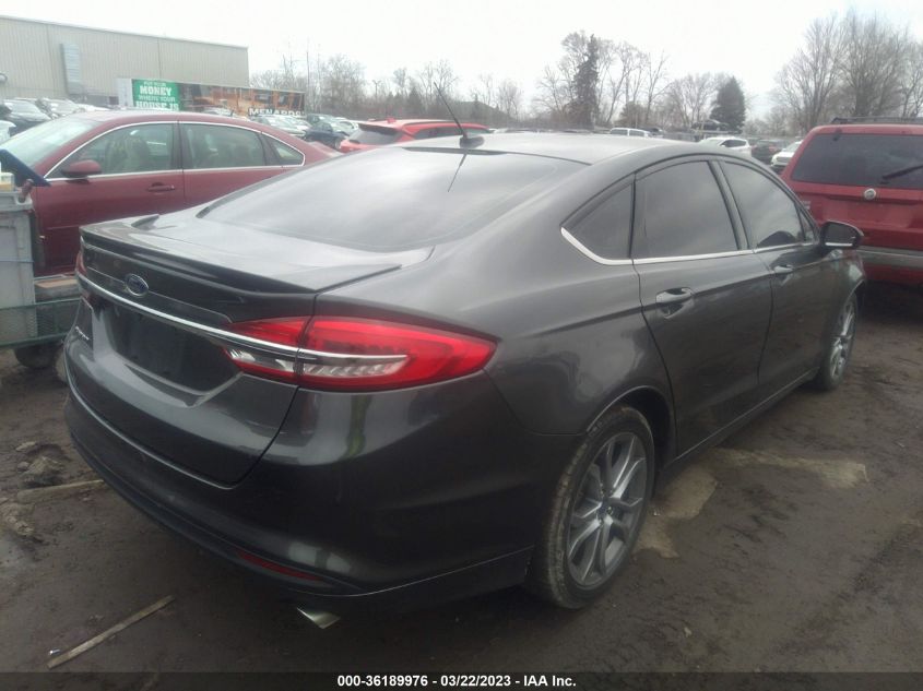 2017 FORD FUSION S - 3FA6P0G76HR411445
